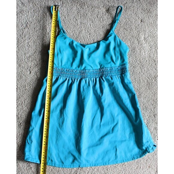 Lululemon - Bliss Tank in color Surge Blue (Teal), Empire Waist - sz 8 - Picture 7 of 7
